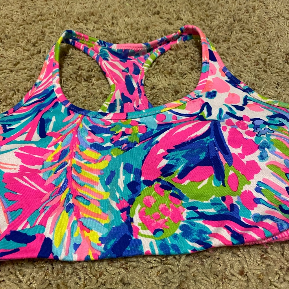 Lilly Pulitzer Luxletic Sports Bra. Size Medium. Worn Once.